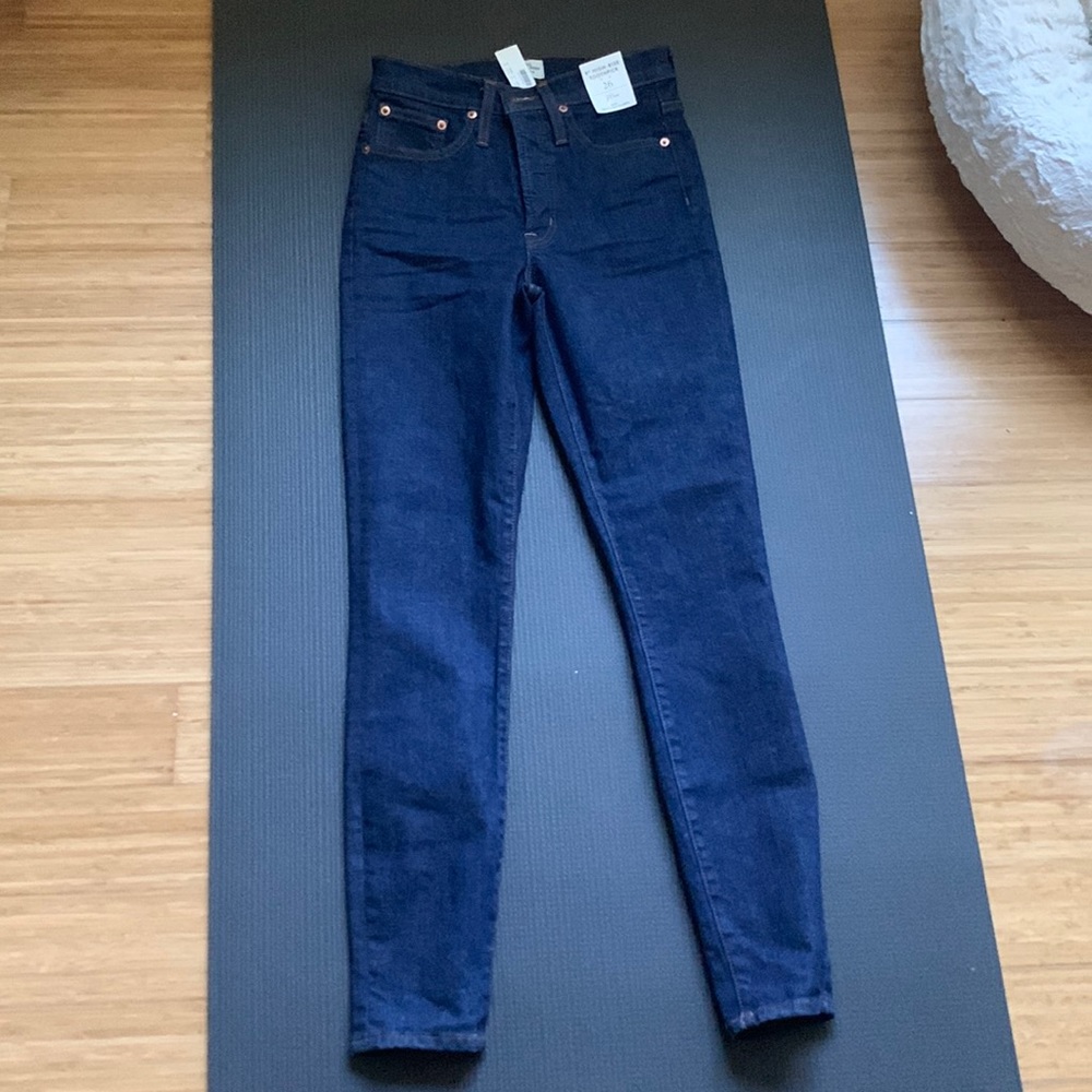 New with tag JCrew dark skinny jeans